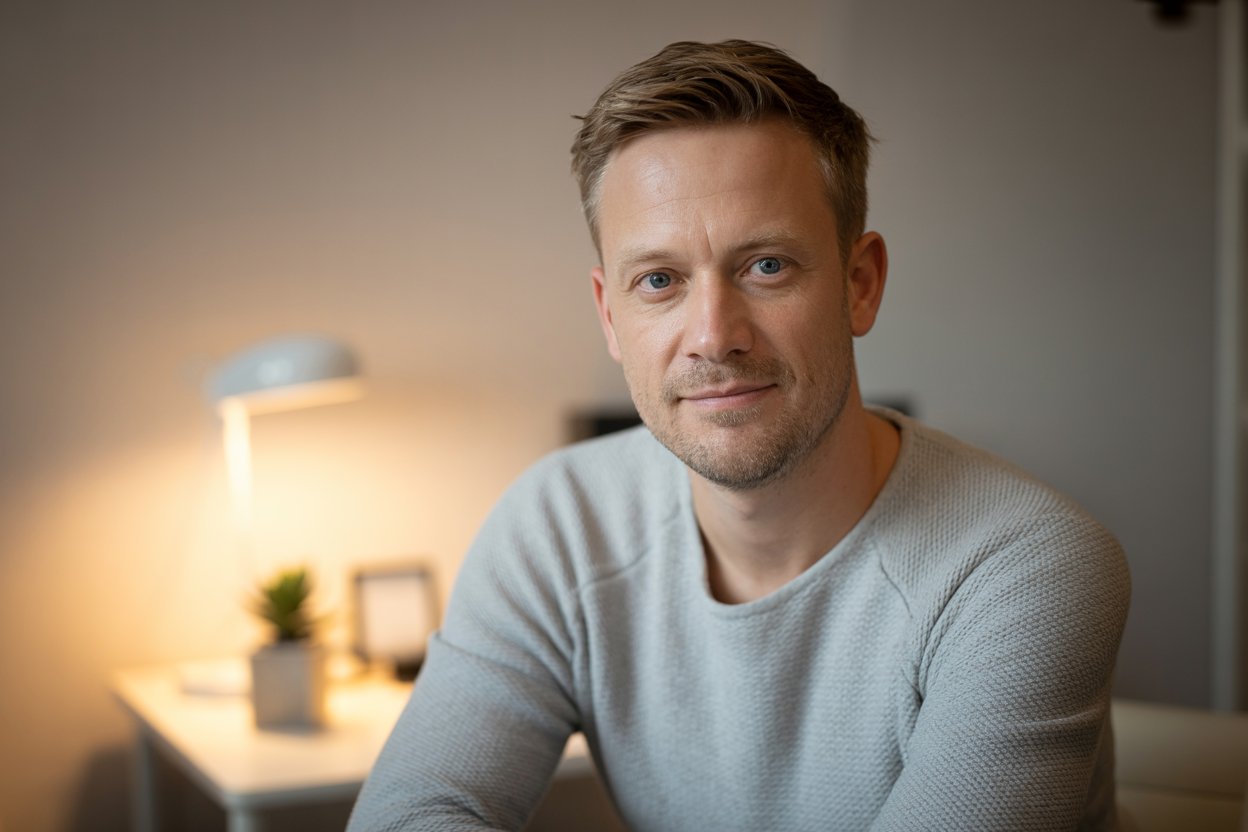 Thomas, glad far med sin søn